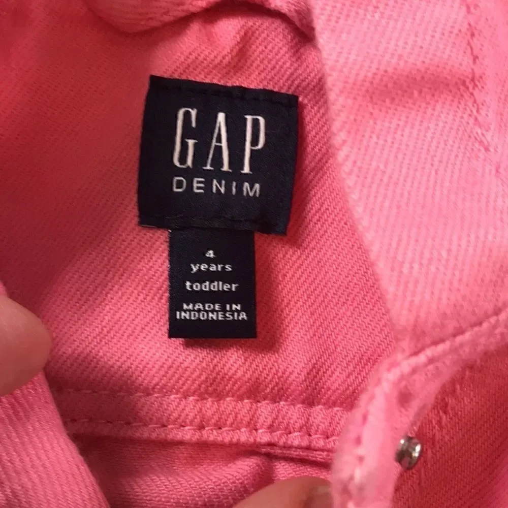 Gap Girl's Denim Hooded Jacket